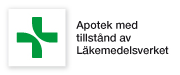 Apotek med tillstånd av Läkemedelsverket